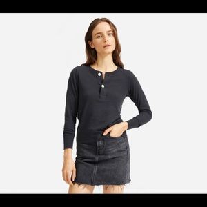 NWT Everlane the ReCotton Henley